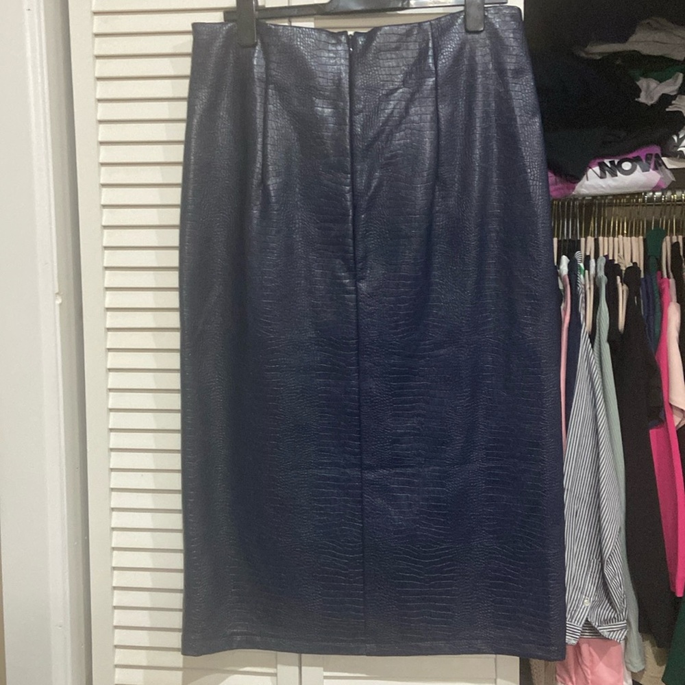 Faux Leather pencil skirt